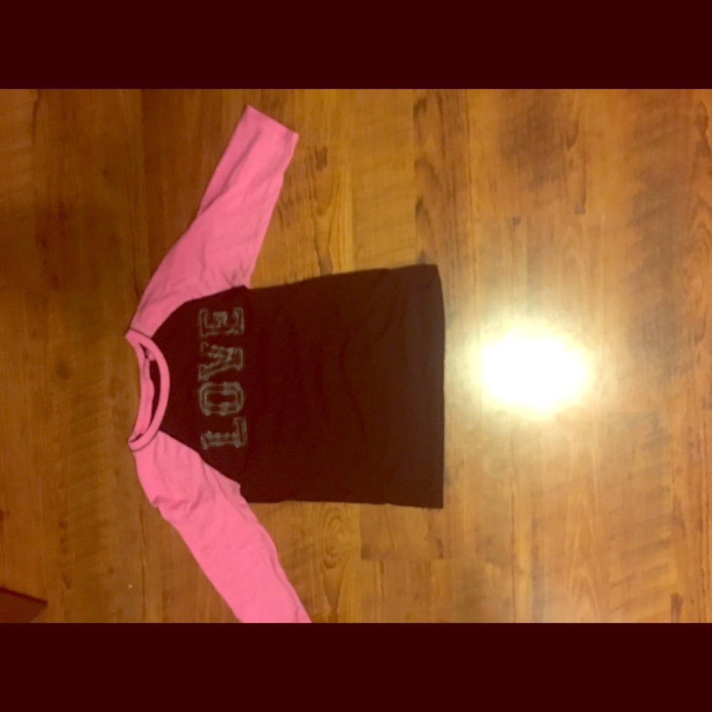 Long sleeve t shirt that says love